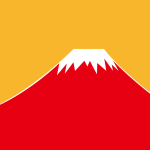 めでたい赤富士のイラストfujisan