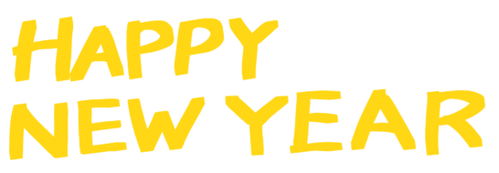 HAPPY NEW YEARハッピーニューイヤーマーカーペン黄色